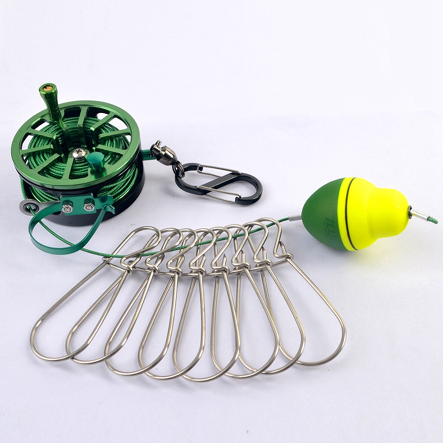 Fishing Stringer Stainless Ste - Fly Reel ulasan dan harga