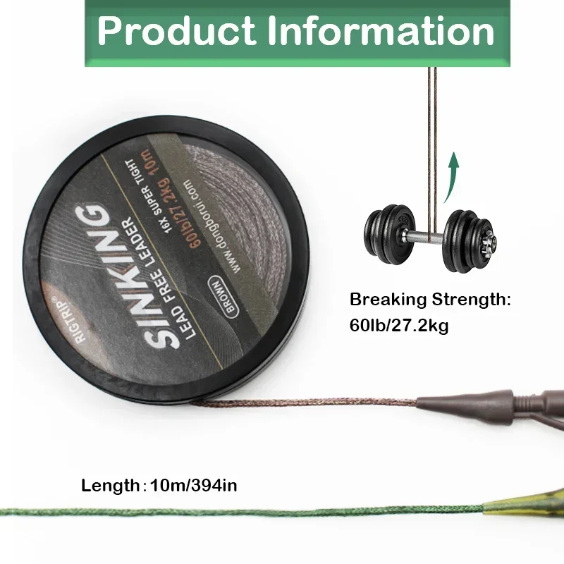 10m Carp Fishing Line Lead Fre - Baitcasting Reel ulasan dan harga