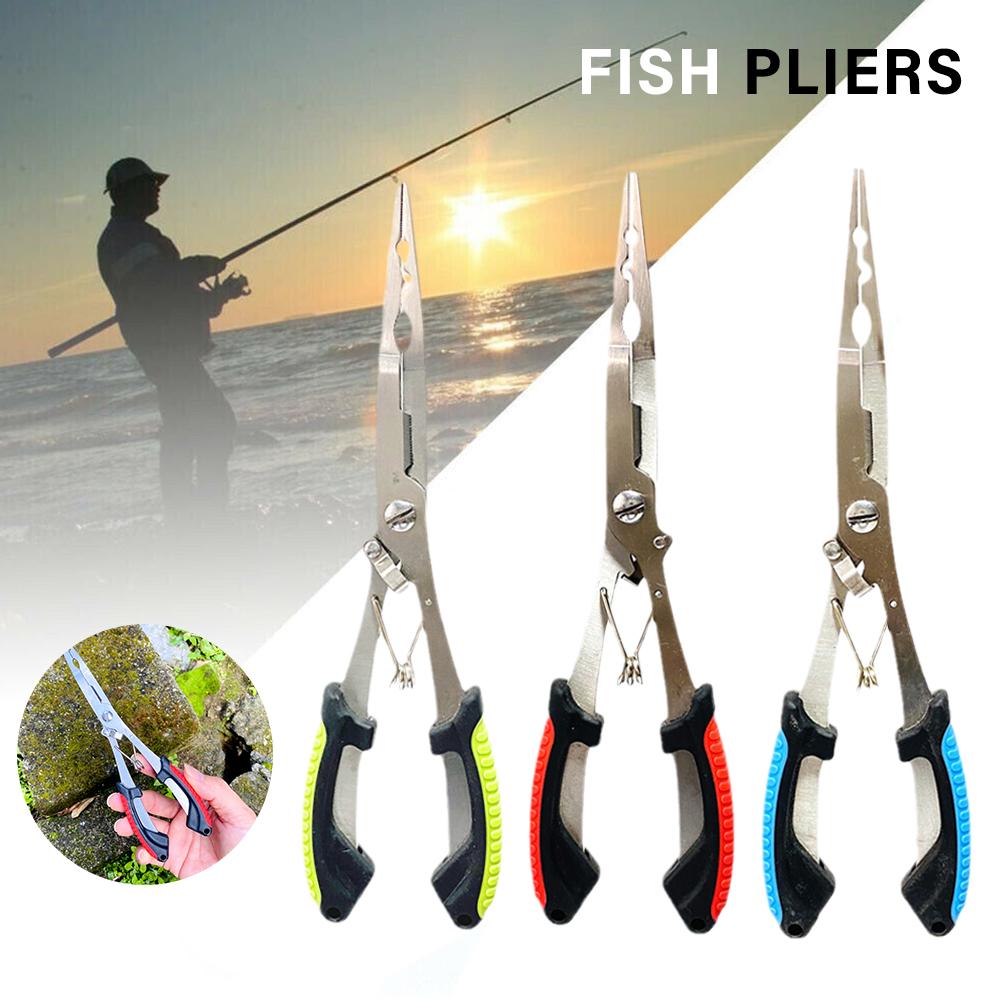 Fishing Pliers Long Nose Stain - Baitcasting Reel ulasan dan harga