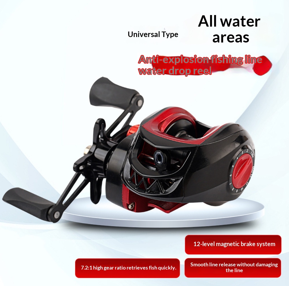 BR200 Baitcast Fishing Reel Up - Baitcasting Reel ulasan dan harga