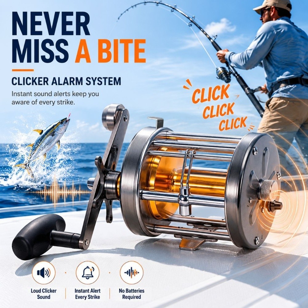 MT 50W Trolling Reel Right Han - Trolling Reel ulasan dan harga